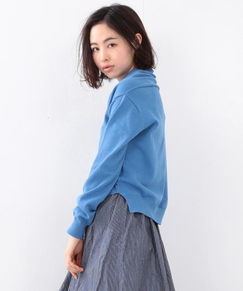 BEAMS BOY(ビームスボーイ)の「BEAMS BOY / 12ゲージ フジヤマ カーディガン 16SS(カーディガン/ボレロ・レディース・ブラック/カーキ/ロイヤルブルー・ONE SIZE)」の15枚目の写真