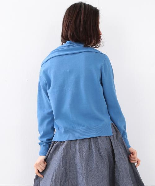 BEAMS BOY(ビームスボーイ)の「BEAMS BOY / 12ゲージ フジヤマ カーディガン 16SS(カーディガン/ボレロ・レディース・ブラック/カーキ/ロイヤルブルー・ONE SIZE)」の16枚目の写真