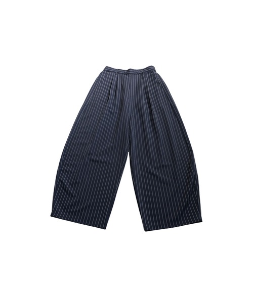 antiqua(アンティカ)の「ストライプ柄 ワイド パンツ(その他パンツ・レディース・ダークグレー/ネイビー・LARGE/MEDIUM)」の12枚目の写真