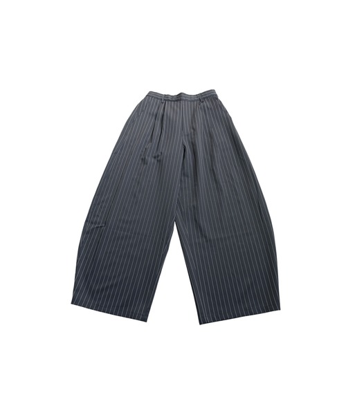 antiqua(アンティカ)の「ストライプ柄 ワイド パンツ(その他パンツ・レディース・ダークグレー/ネイビー・LARGE/MEDIUM)」の11枚目の写真