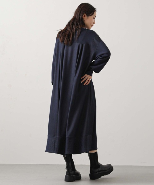 Gready Brilliant(グレディブリリアン)の「デニムドッキングワンピース(ワンピース・レディース・ブラック/ネイビー・38)」の11枚目の写真