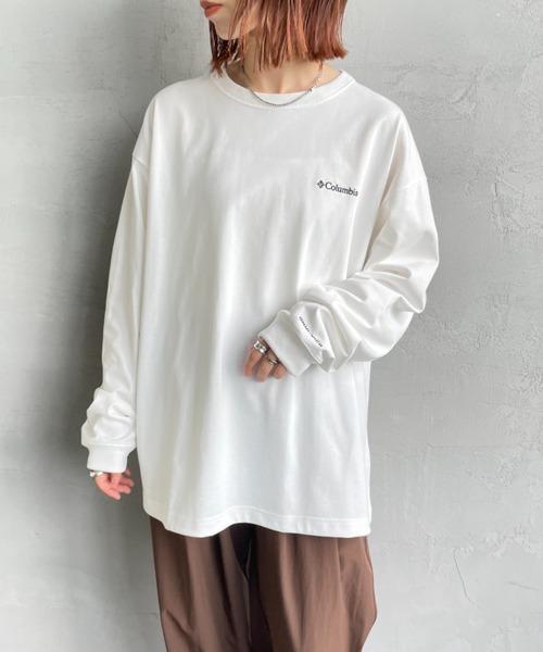 Columbia（コロンビア）の「【WEB限定】[Columbia/コロンビア] LOMA VISTA グラフィック バックプリント ロンT（Tシャツ/カットソー・レディース・ブラック/ホワイト/ダークブラウン/ネイビー・L/M/S）」の22枚目の写真