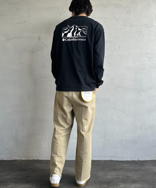 Columbia（コロンビア）の「【WEB限定】[Columbia/コロンビア] LOMA VISTA グラフィック バックプリント ロンT（Tシャツ/カットソー・レディース・ブラック/ホワイト/ダークブラウン/ネイビー・L/M/S）」の6枚目の写真