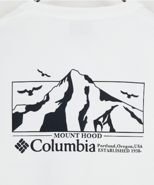 Columbia（コロンビア）の「【WEB限定】[Columbia/コロンビア] LOMA VISTA グラフィック バックプリント ロンT（Tシャツ/カットソー・レディース・ブラック/ホワイト/ダークブラウン/ネイビー・L/M/S）」の11枚目の写真