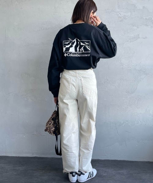 Columbia（コロンビア）の「【WEB限定】[Columbia/コロンビア] LOMA VISTA グラフィック バックプリント ロンT（Tシャツ/カットソー・レディース・ブラック/ホワイト/ダークブラウン/ネイビー・L/M/S）」の18枚目の写真