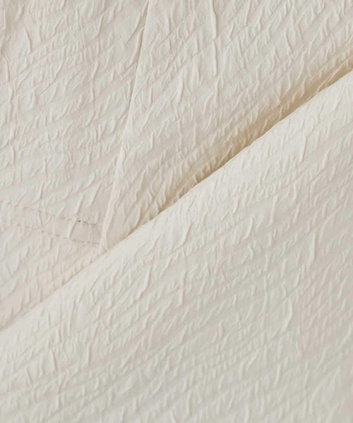 a.v.v（アーヴェヴェ）の「ジャガードノーカラーコート（その他アウター・レディース・アイボリー/ネイビー・36/38）」の21枚目の写真