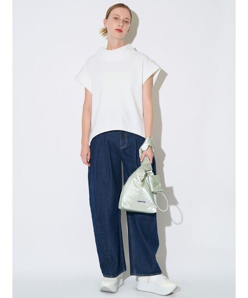 OUTDOOR PRODUCTS（アウトドアプロダクツ）の「【OUTDOOR PRODUCTS×ELLENDEEK別注】パディングマルシェバッグ（ハンドバッグ・レディース・ミント/シルバー・FREE）」の22枚目の写真