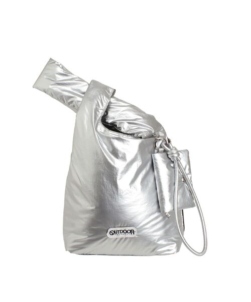 OUTDOOR PRODUCTS（アウトドアプロダクツ）の「【OUTDOOR PRODUCTS×ELLENDEEK別注】パディングマルシェバッグ（ハンドバッグ・レディース・ミント/シルバー・FREE）」の15枚目の写真