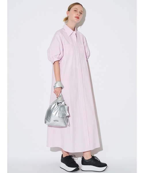 OUTDOOR PRODUCTS（アウトドアプロダクツ）の「【OUTDOOR PRODUCTS×ELLENDEEK別注】パディングマルシェバッグ（ハンドバッグ・レディース・ミント/シルバー・FREE）」の5枚目の写真