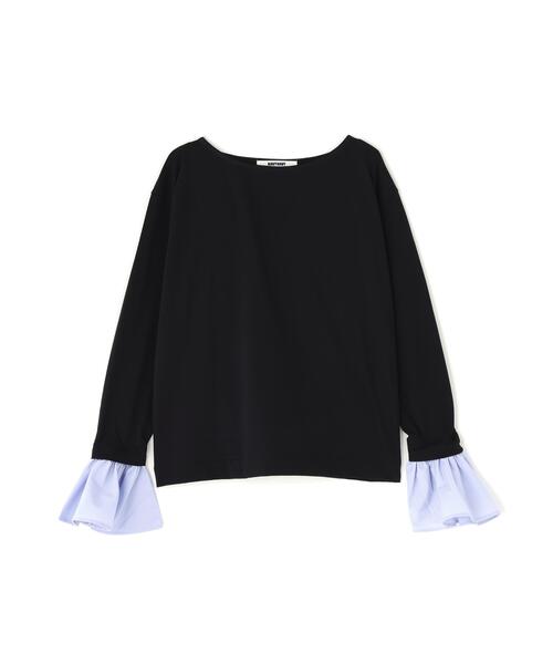 NAVYNAVY(ネイビーネイビー)の「【好きを着て気分が上がる】ベルスリーブの袖が取り外せるロンT(Tシャツ/カットソー・レディース・オフホワイト/ホワイト系その他/ネイビー・FREE)」の12枚目の写真