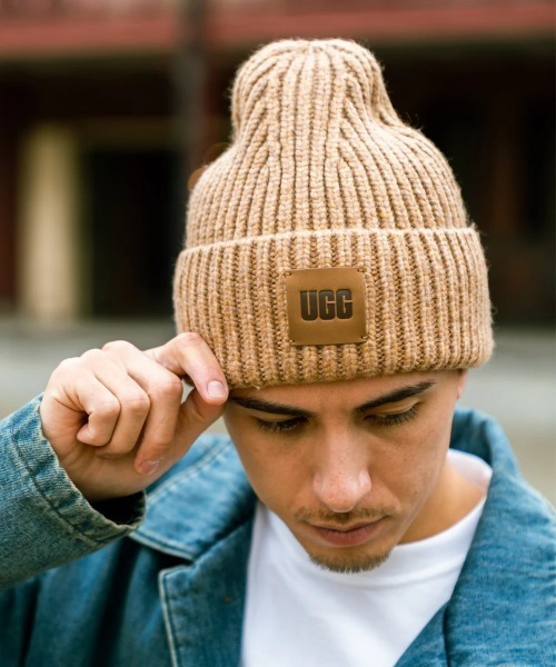 セール】アグ 【UGG】- ビーニー 二ットキャップ【U CHUNKY RIB BEANIE