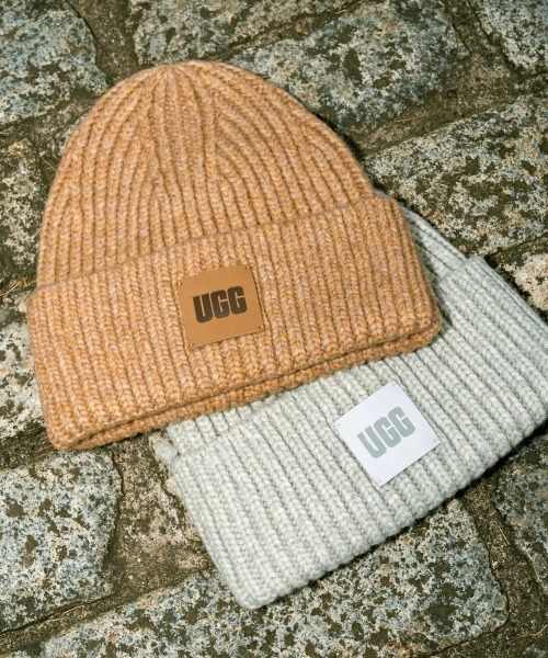 セール】アグ 【UGG】- ビーニー 二ットキャップ【U CHUNKY RIB BEANIE