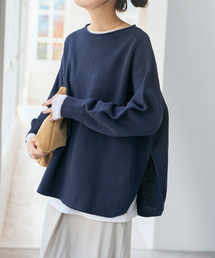 新品タグ付　スピック&スパン　ブルー　セーター　ウール100% 新品タグ付 スピック&スパン ブルー セーター ウール100% 新品タグ付