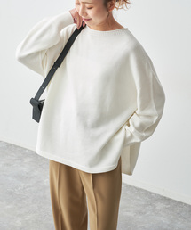 Spick & Span | バルキーヤーンルーズボートネックニット(ニット/セーター)