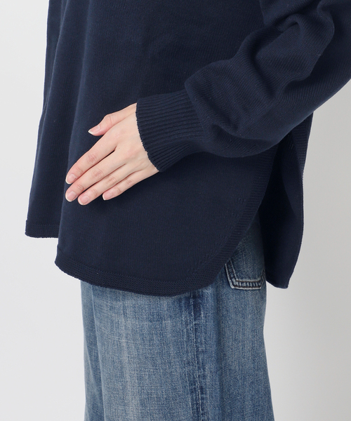 バルキーヤーンルーズボートネックニット（ニット/セーター）｜Spick