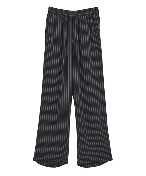 GARAGE OF GOOD CLOTHING(ガレージオブグッドクロージング)の「ストライプドロストストレートパンツ(その他パンツ・レディース・ブラウン/ブラック・FREE)」の7枚目の写真
