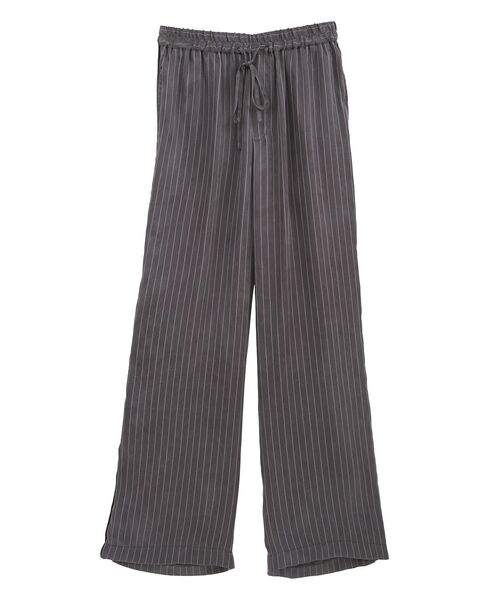 GARAGE OF GOOD CLOTHING(ガレージオブグッドクロージング)の「ストライプドロストストレートパンツ(その他パンツ・レディース・ブラウン/ブラック・FREE)」の16枚目の写真