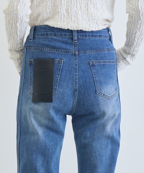 Paradise Picnic(パラダイスピクニック)の「TRANOI. ストレッチフレアデニム(デニムパンツ・レディース・ブラック/ブルー・LARGE/MEDIUM)」の8枚目の写真