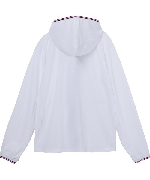 le coq sportif（ルコックスポルティフ）の「ヘランカUVカットシャツパーカー(遮熱)（パーカー・レディース・エメラルド/ホワイト/ネイビー・S/L/M/XL）」の15枚目の写真