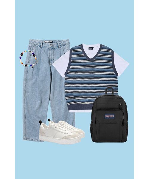 INEXCIS(イネクシス)の「Ethnic Knit Vest (Blue)(ベスト・メンズ・その他・FREE)」の5枚目の写真