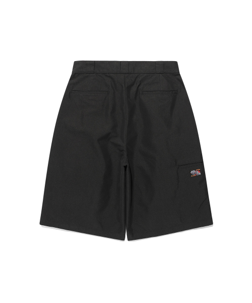 NICE GHOST CLUB（ナイスゴーストクラブ）の「BERMUDAS TWO TUCK WORK SHORTS_BLACK(NG2FMUPA61A)（その他パンツ・レディース・ブラック・S/M/L）」の2枚目の写真
