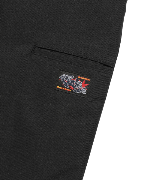NICE GHOST CLUB（ナイスゴーストクラブ）の「BERMUDAS TWO TUCK WORK SHORTS_BLACK(NG2FMUPA61A)（その他パンツ・レディース・ブラック・S/M/L）」の5枚目の写真