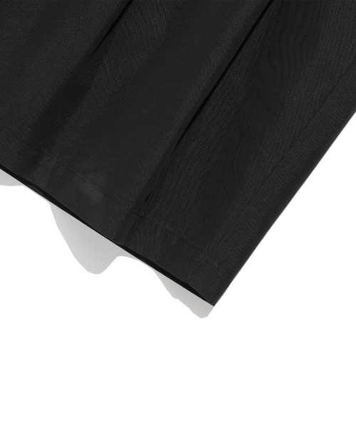 NICE GHOST CLUB（ナイスゴーストクラブ）の「BERMUDAS TWO TUCK WORK SHORTS_BLACK(NG2FMUPA61A)（その他パンツ・レディース・ブラック・S/M/L）」の7枚目の写真