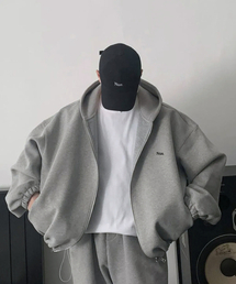 NUS（ナス）の「YEIロゴフードジャケット（グレー）（パーカー）」