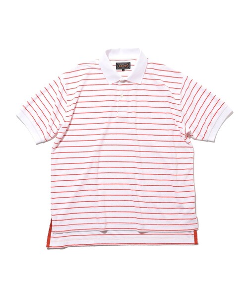 BEAMS PLUS(ビームスプラス)の「Pile Polo Stripe(ポロシャツ・メンズ・ブルー/ホワイト/イエロー・X-LARGE/LARGE/MEDIUM/SMALL)」の20枚目の写真