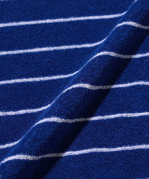 BEAMS PLUS(ビームスプラス)の「Pile Polo Stripe(ポロシャツ・メンズ・ブルー/ホワイト/イエロー・X-LARGE/LARGE/MEDIUM/SMALL)」の11枚目の写真