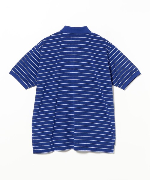 BEAMS PLUS(ビームスプラス)の「Pile Polo Stripe(ポロシャツ・メンズ・ブルー/ホワイト/イエロー・X-LARGE/LARGE/MEDIUM/SMALL)」の14枚目の写真