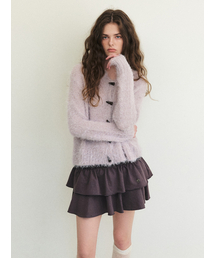 ETMON（エトモン）の「Fluffy Sailor Knit Cardigan, Grape Grey（カーディガン/ボレロ）」