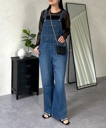 prose verse（プロズヴェール）の「セミフレアデニムサロペット（サロペット/オーバーオール）」