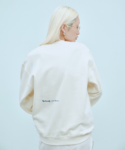 THINGS THAT MATTER（シングス ザット マター）の「CHAOS PRINT SWEAT / カオス プリント スウェット（スウェット・レディース・クリーム/ブラック/ライトグレー・1/2）」の10枚目の写真