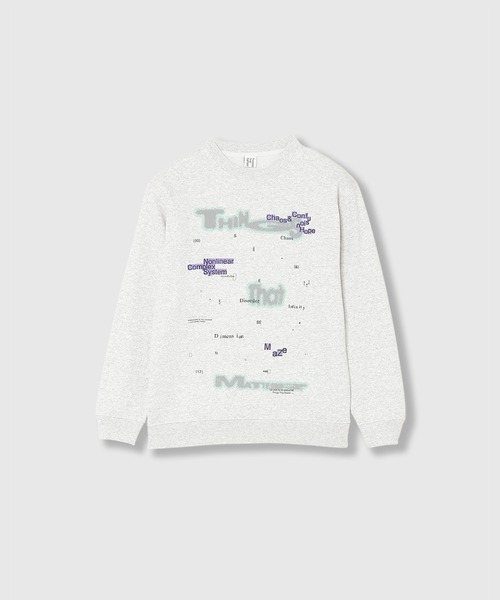 THINGS THAT MATTER（シングス ザット マター）の「CHAOS PRINT SWEAT / カオス プリント スウェット（スウェット・レディース・クリーム/ブラック/ライトグレー・1/2）」の17枚目の写真
