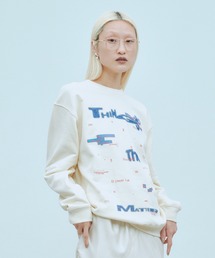 THINGS THAT MATTER（シングス ザット マター）の「CHAOS PRINT SWEAT   カオス プリント スウェット  トレーナー 裏起毛（スウェット）」