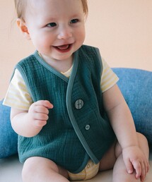 こども ビームス | ベビー ダブルガーゼ ベスト 2026SS（70～80cm）(ベスト)