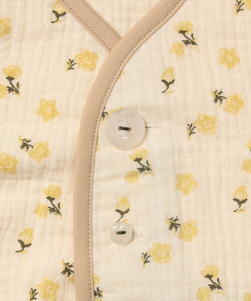 こども ビームス（コドモビームス）の「ベビー ダブルガーゼ ベスト 2026SS（70～80cm）（ベスト・キッズ・ホワイト系その他5/グリーン・80/70）」の11枚目の写真