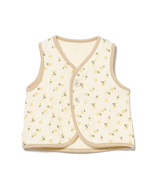 こども ビームス（コドモビームス）の「ベビー ダブルガーゼ ベスト 2026SS（70～80cm）（ベスト・キッズ・ホワイト系その他5/グリーン・80/70）」の17枚目の写真