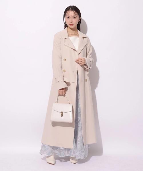 Mystrada（マイストラーダ）の「リネアリリーオパールスカート（スカート・レディース・ライトブルー/グレイッシュベージュ・38/36/34）」の9枚目の写真