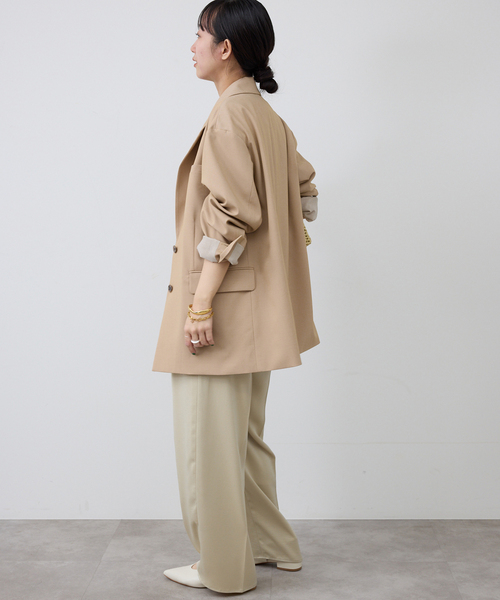 SLOBE IENA（スローブイエナ）の「シングルオーバージャケット（その他アウター・レディース・ブラック/ベージュ・FREE）」の13枚目の写真