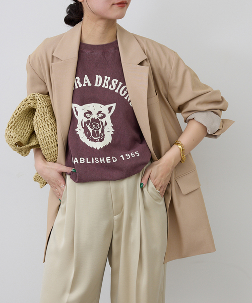 SLOBE IENA（スローブイエナ）の「シングルオーバージャケット（その他アウター・レディース・ブラック/ベージュ・FREE）」の14枚目の写真