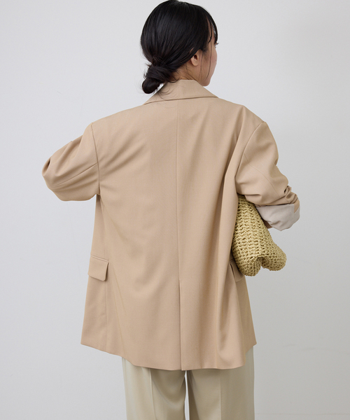 SLOBE IENA（スローブイエナ）の「シングルオーバージャケット（その他アウター・レディース・ブラック/ベージュ・FREE）」の16枚目の写真