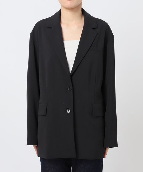 SLOBE IENA（スローブイエナ）の「シングルオーバージャケット（その他アウター・レディース・ブラック/ベージュ・FREE）」の17枚目の写真