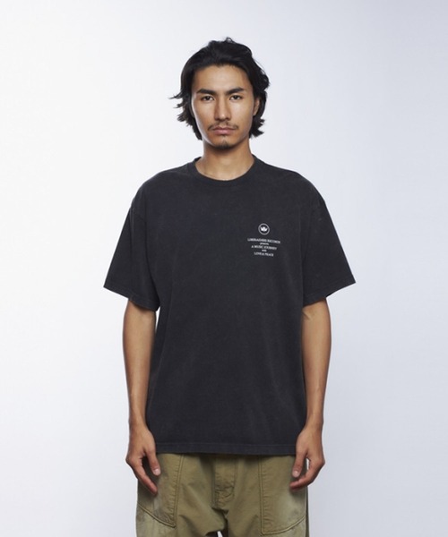 Liberaiders（リベレイダース）の「Liberaiders/リベレイダース RECORDS TEE 天竺 プリントデザイン Tシャツ 2026年春夏（Tシャツ/カットソー・メンズ・ホワイト/ブラック・L）」の7枚目の写真