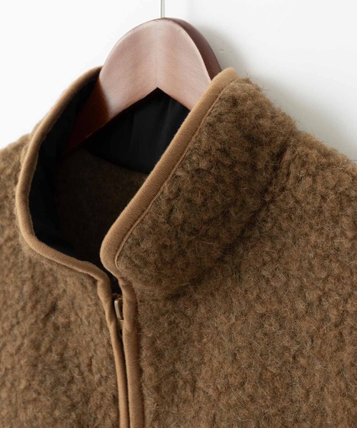 COLD BREAKER(コールドブレーカー)の「COLD BREAKER STAND COLLAR VEST FIGO コールドブレイカー スタンドカラーベスト(ベスト・レディース・ライトベージュ/チャコールグレー/ブラック/ブラウン/シルバーグレー・MEDIUM/SMALL)」の14枚目の写真