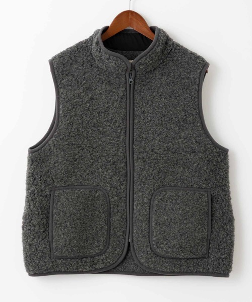 COLD BREAKER(コールドブレーカー)の「COLD BREAKER STAND COLLAR VEST FIGO コールドブレイカー スタンドカラーベスト(ベスト・レディース・ライトベージュ/チャコールグレー/ブラック/ブラウン/シルバーグレー・MEDIUM/SMALL)」の16枚目の写真