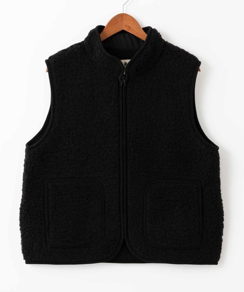 COLD BREAKER(コールドブレーカー)の「COLD BREAKER STAND COLLAR VEST FIGO コールドブレイカー スタンドカラーベスト(ベスト・レディース・ライトベージュ/チャコールグレー/ブラック/ブラウン/シルバーグレー・MEDIUM/SMALL)」の17枚目の写真