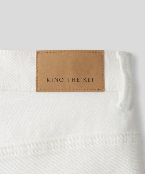 KINO THE KEI（キノザケイ）の「ハイライズ ワイド ストレート デニム KINO THE KEI（デニムパンツ・レディース・ネイビー/ホワイト/ブルー・S/M）」の19枚目の写真