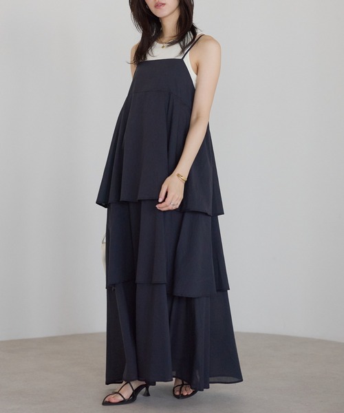 sakishimatokyo(サキシマトーキョー)の「【India Fabric】ティアードキャミワンピ(ワンピース・レディース・ブラウン/ネイビー/モカ・M/L)」の21枚目の写真